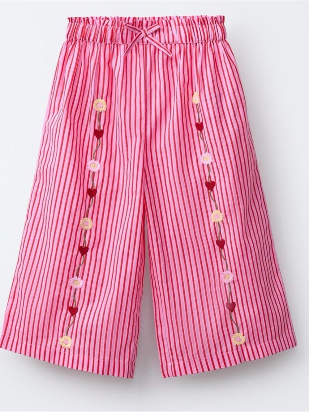 Zara girls striped pants